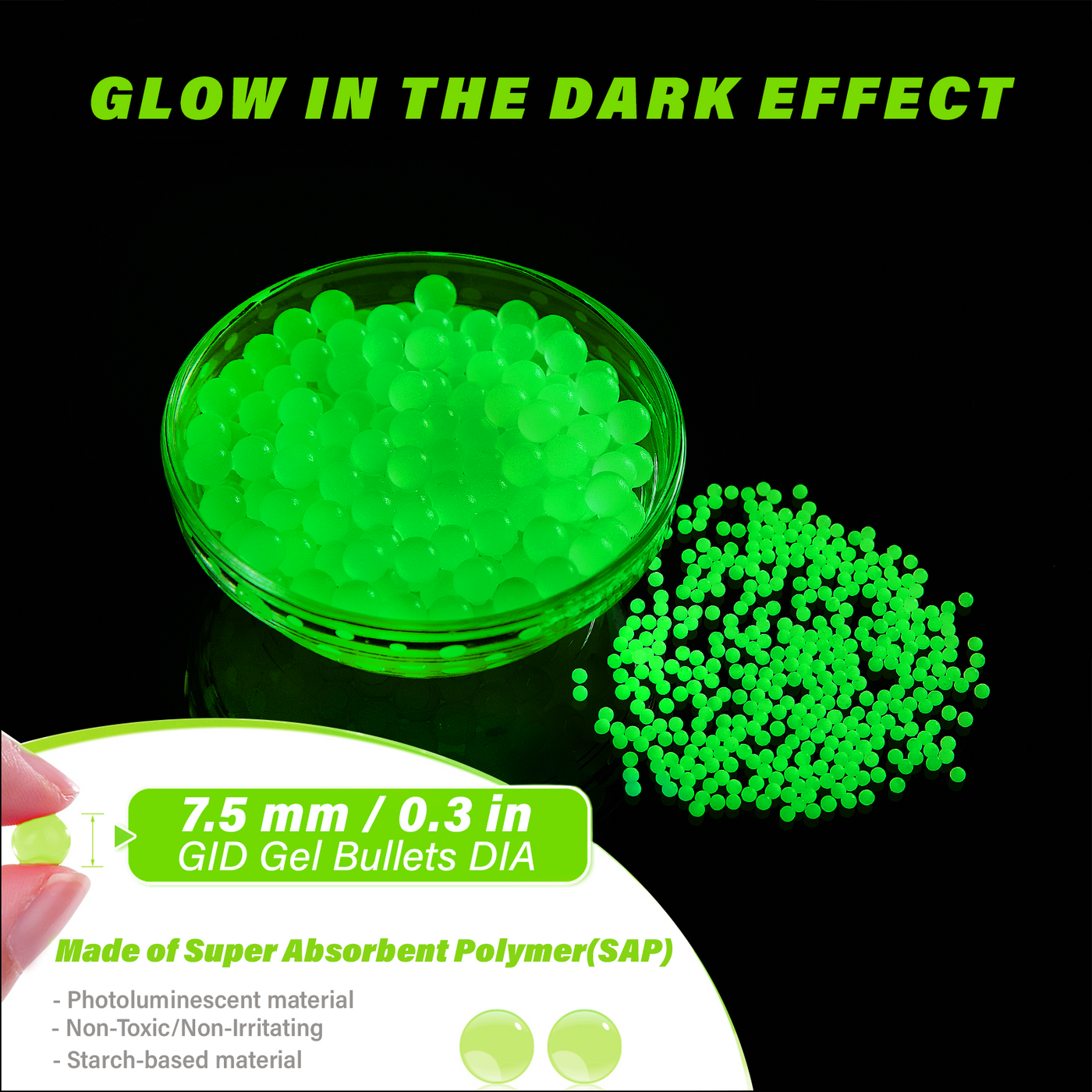 UnlocX Glow-in-the-Dark 88K Gel Balls – UnlocX®